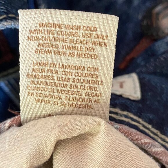 Degree Straight Fit Men's Jeans Size 33x30 Distressed Flap Pocket Dark Wash - Picture 13 of 16